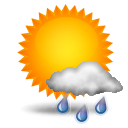 Docela hezky, ale brzy možnost přeháněk Forecast icon